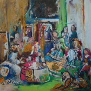 Las Meninas, cuadro de Víctor Rodríguez Espiñeira