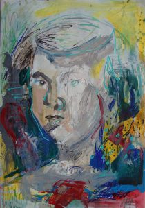 Cuadro Victor Rodríguez Espiñeira, Menina 2